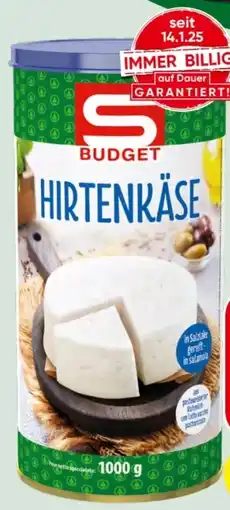 Spar S Budget Hirtenkäse Angebot