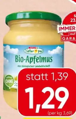 Spar Spar Natur pur Bio-Apfelmus Angebot