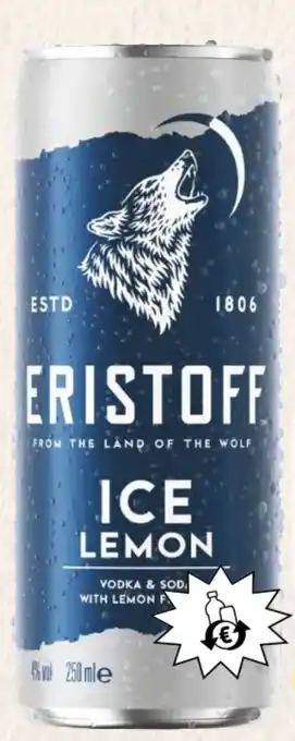 Spar Eristoff Ice Lemon Angebot