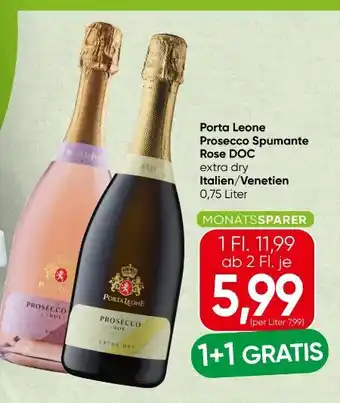 Spar Porta Leone Prosecco Spumante Rose Angebot