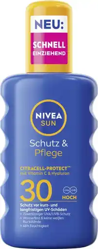 dm Nivea Sun Sonnenspray Schutz-Pflege LSF30 Angebot