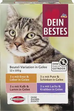 dm Dein Bestes Katzenfutter Beutel-Variationen Angebot