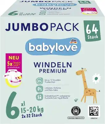 dm Babylove Premium-Windeln Angebot