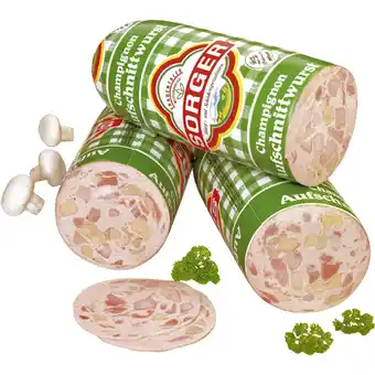 Metro Champignonwurst, Preisangabe ohne MwSt. (Preis inkl. MwSt. 8,79 €), METRO Angebot
