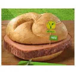 Spar Bio-Semmel mit SPAR veggie veganem Leberkäse SPAR Angebot