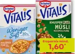 ADEG Dr. Oetker Vitalis Müsli Angebot