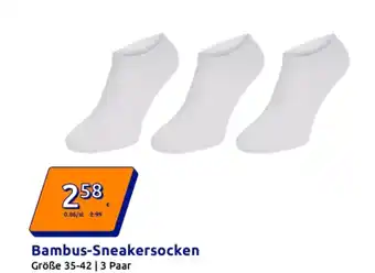 Action Bambus-sneakersocken Angebot