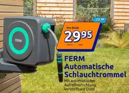Action Ferm automatische schlauchtrommel Angebot