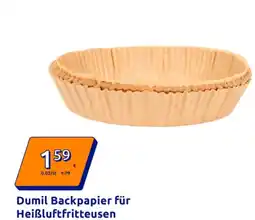 Action Dumil backpapier für heißluftfritteusen Angebot
