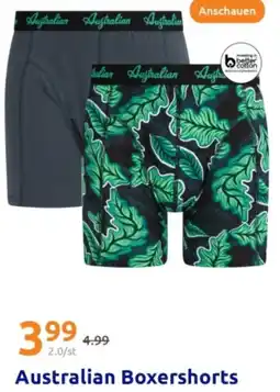 Action Australian boxershorts Angebot