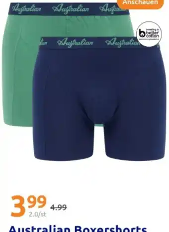 Action Australian boxershorts Angebot