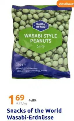 Action Snacks of the world wasabi erdnüsse Angebot
