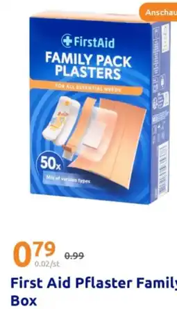 Action First aid pflaster family box Angebot