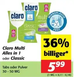 Nah&Frisch Claro multi alles Angebot