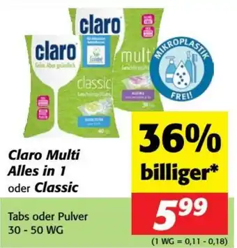 Nah&Frisch Claro multi alles Angebot