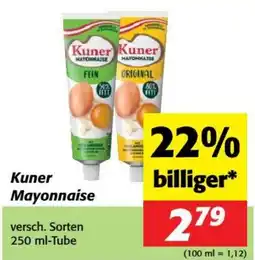 Nah&Frisch Kuner mayonnaise Angebot