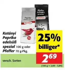Nah&Frisch Kotányi Paprika edelsüß Angebot