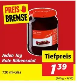 Nah&Frisch Jeden tag rote rübensalat Angebot