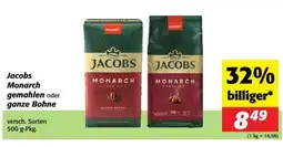 Nah&Frisch Jacobs monarch gemahlen Angebot