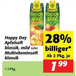 Nah&Frisch Happy day apfelsaft Angebot