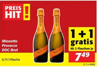 Nah&Frisch Mionetto prosecco doc brut Angebot