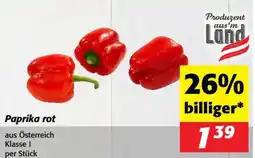 Nah&Frisch Paprika rot Angebot