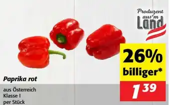 Nah&Frisch Paprika rot Angebot