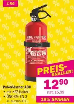 Forstinger Pulverlöscher abc Angebot