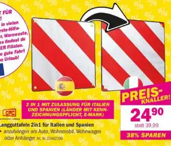 Forstinger Langguttafeln 2in1 für italien und spanien Angebot