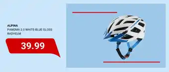 Hervis Alpina panoma 2.0 white-blue gloss radhelm Angebot