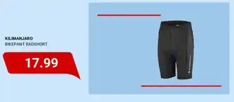 Hervis Kilimanjaro bikepant radshort Angebot
