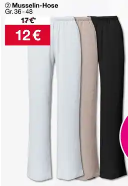 Woolworth Musselin hose Angebot