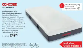 Matratzen Concord Die matratze Angebot
