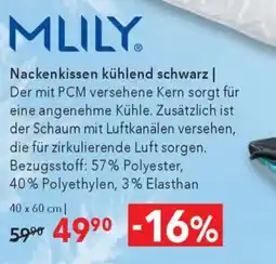 Matratzen Concord Nackenkissen kühlend schwarz Angebot