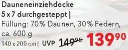 Matratzen Concord Dauneneinziehdecke Angebot