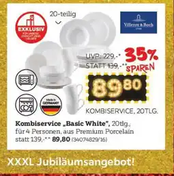 XXXLutz Kombiservice basic white Angebot