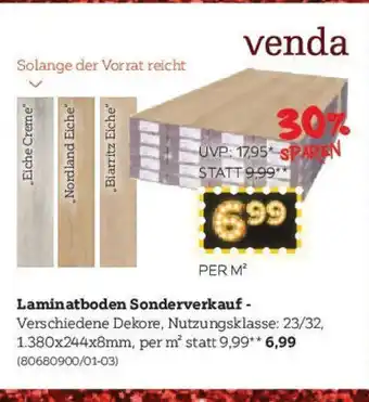XXXLutz Laminatboden sonderverkauf Angebot