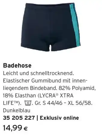 Tchibo Eduscho Badehose Angebot