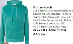 Tchibo Eduscho Frottee hoodie Angebot