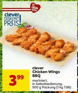 Billa clever Chicken Wings BBQ Angebot