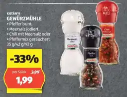 Hofer KOTÁNYI GEWÜRZMÜHLE Angebot