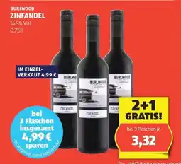 Hofer BURLWOOD ZINFANDEL Angebot