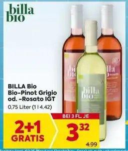 Billa BILLA Bio Bio- Pinot Grigio od. -Rosato IGT Angebot