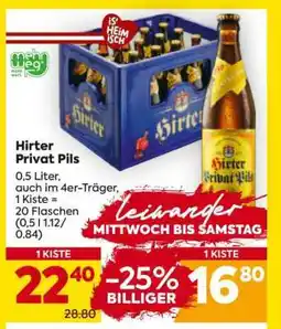 Billa Hirter Privat Pils Angebot