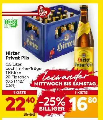 Billa Hirter Privat Pils Angebot