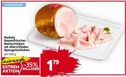 Billa Radatz Kesselfrischer Beinschinken od. Marchfelder Spargelschinken Angebot