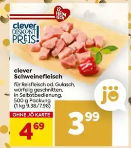 Billa clever Schweinefleisch Angebot