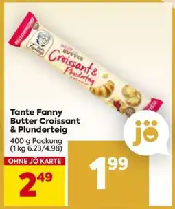 Billa Tante Fanny Butter Croissant & Plunderteig Angebot