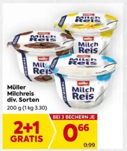 Billa Müller Milchreis div. Sorten Angebot