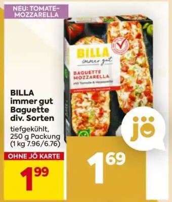 Billa BILLA immer gut Baguette div. Sorten Angebot